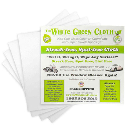 Streak Free Cleaning Cloths - 4 Pack