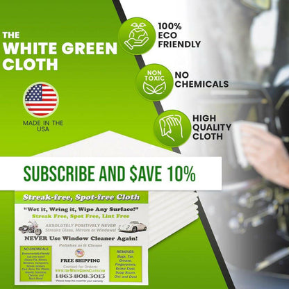 10 Pack - Subscription - TheWhiteGreenCloth
